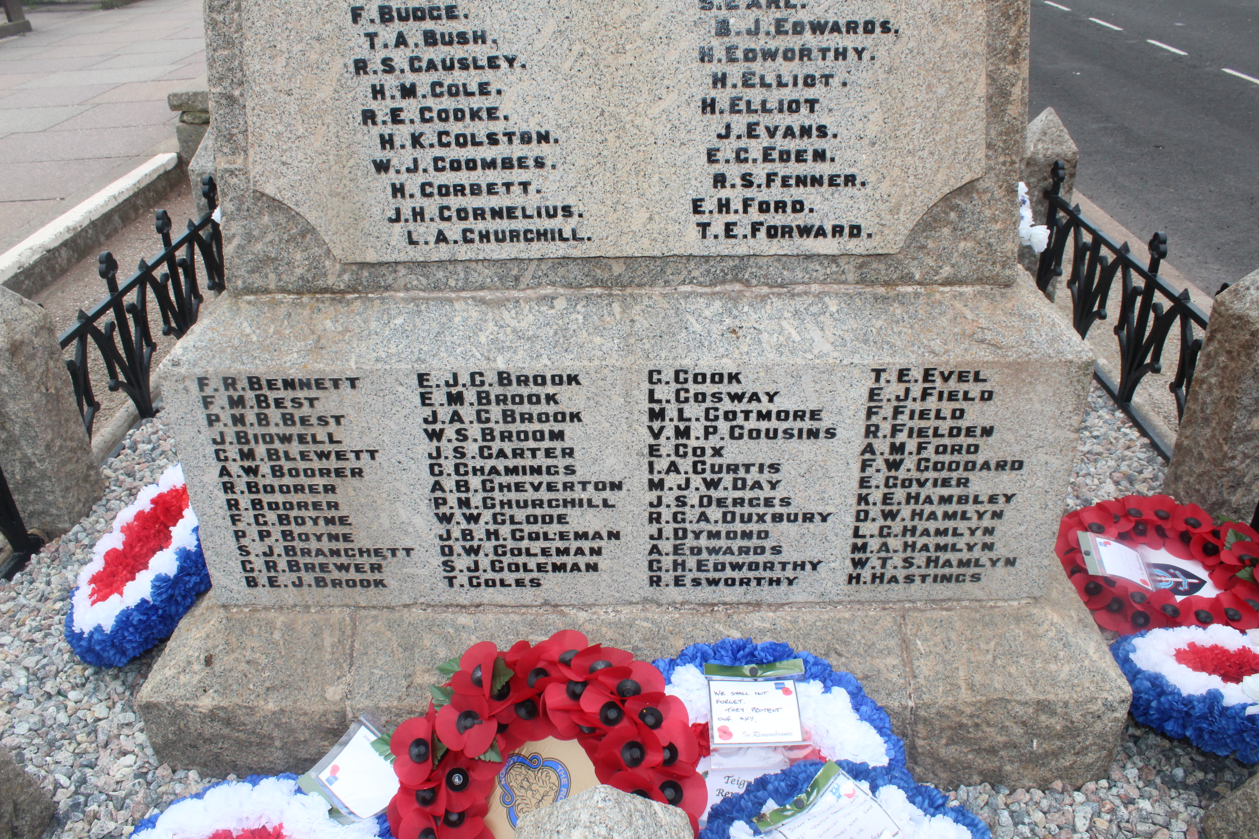 Teignmouth War Memorials Online